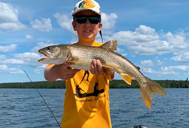 Bobby Smith with another Lake Trout