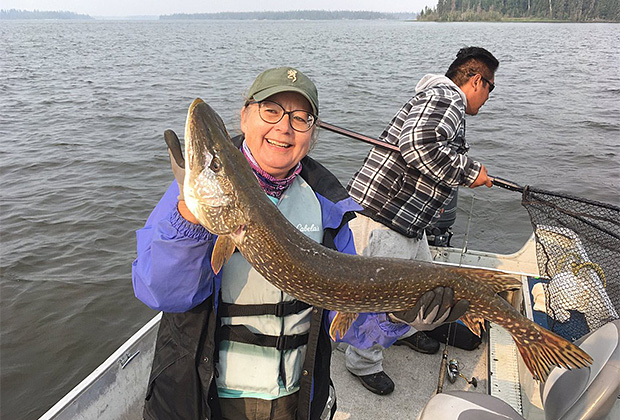 Gilderman Group Member with Giant Pike