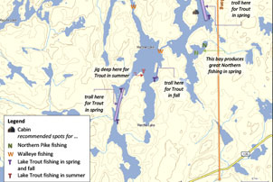 Marchel Lake Map