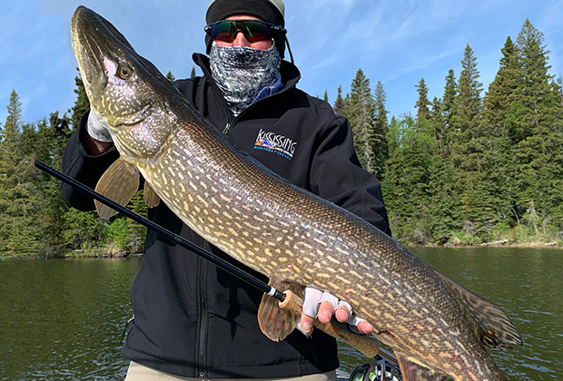 Ric McNulty Group Member with Giant Pike