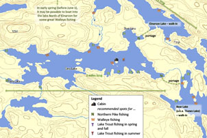 Siers Lake Map