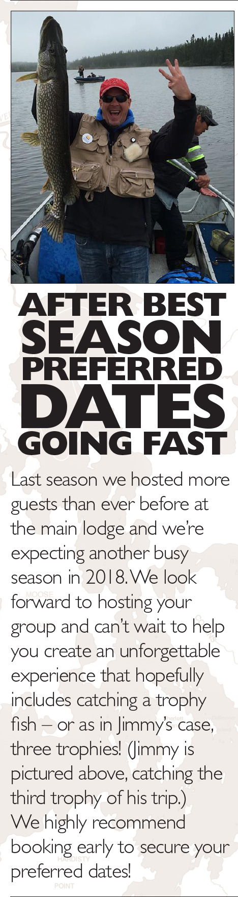 After Best Season - Preferred Dates Going Fast