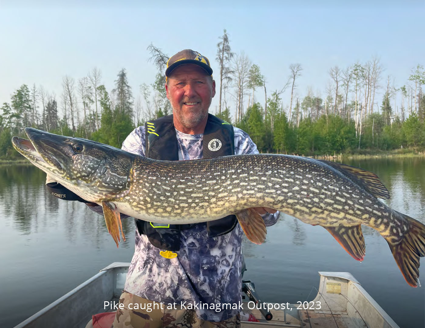 Pike caught at Kakinagmak Outpost, 2023