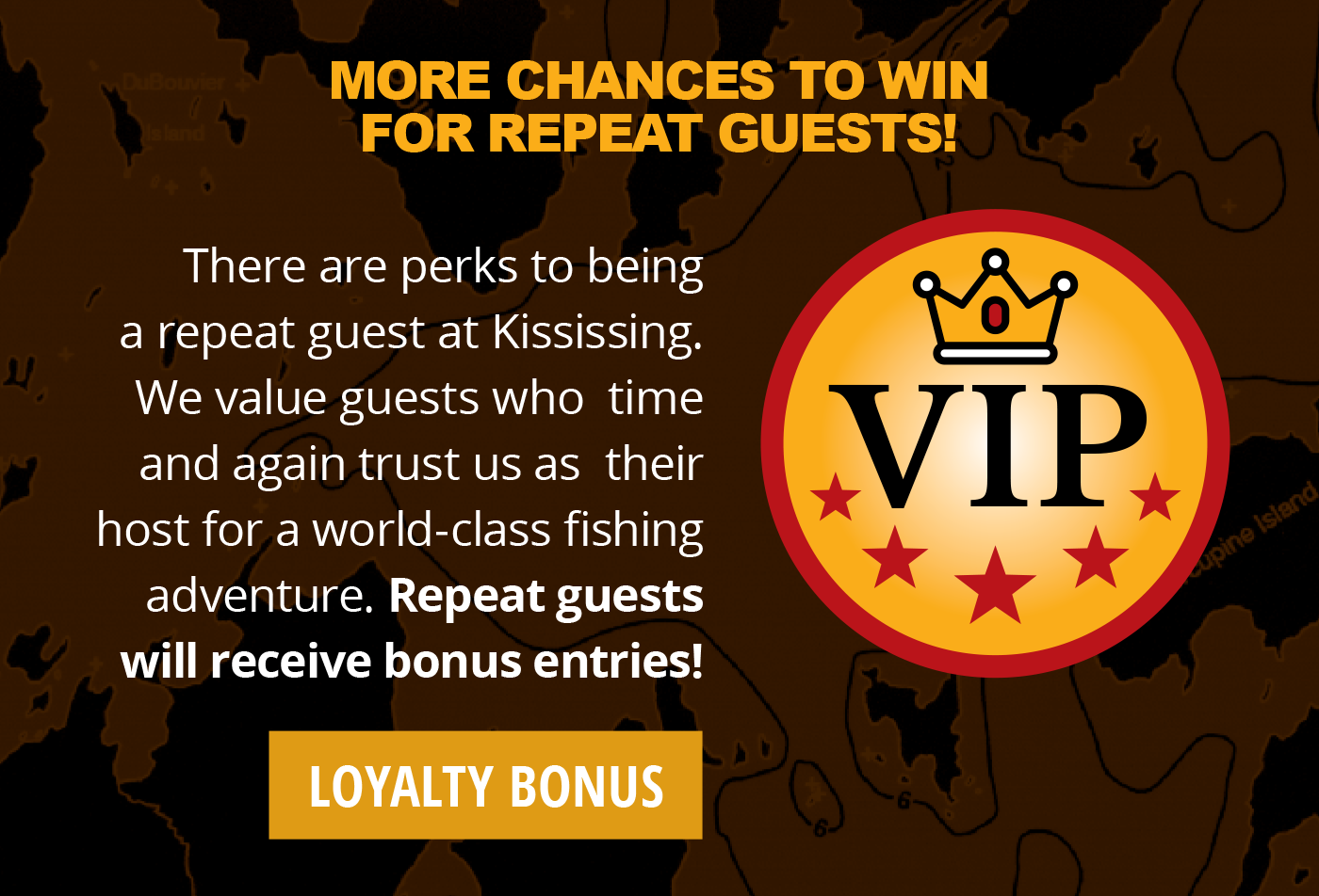 More Chances to Win for Repeat Guests!