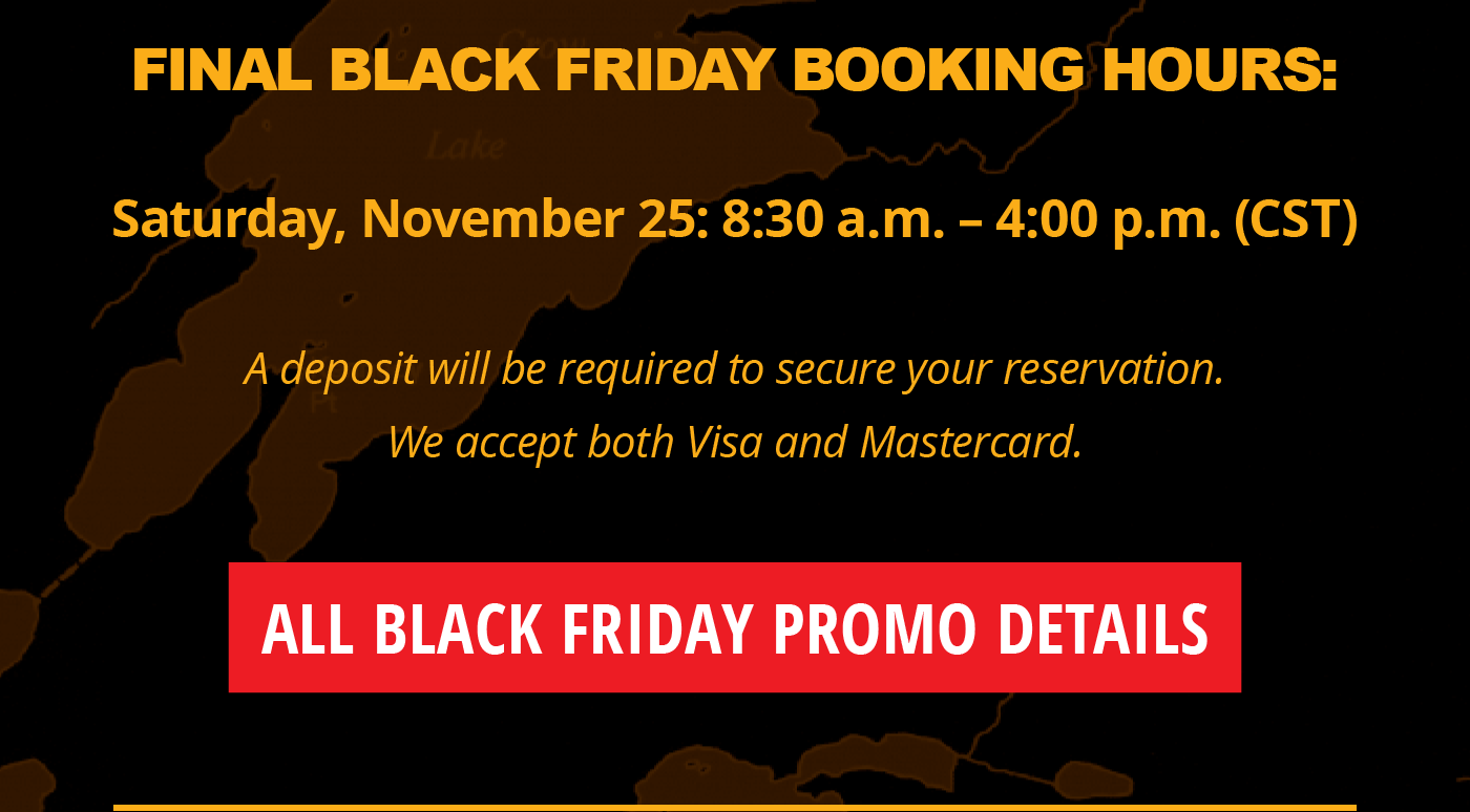 Final Black Friday Booking Hours - All Black Friday Promo Details