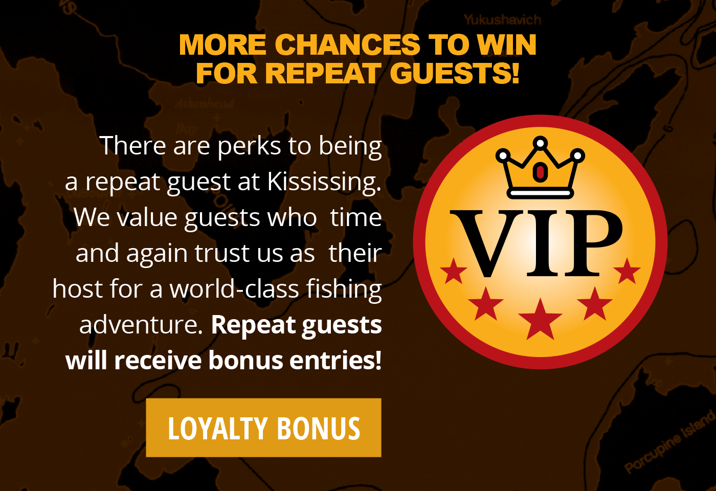 More Chances to Win for Repeat Guests!