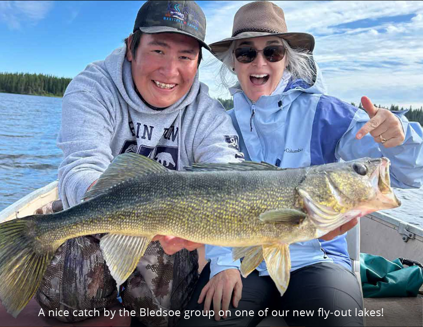 A nice catch on one of our new fly-out lakes!