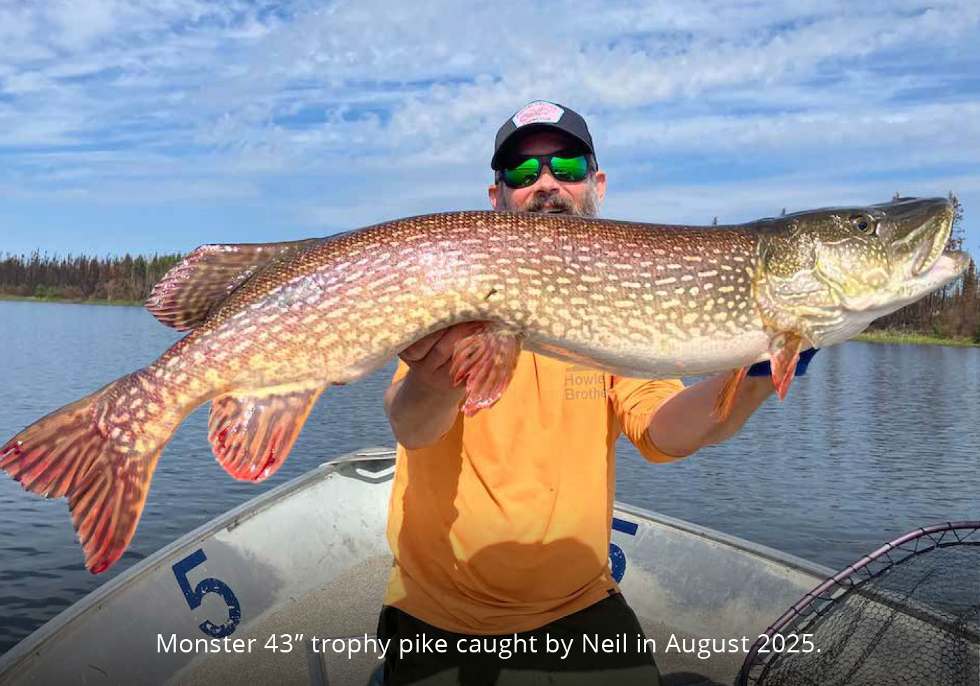 Monster Pike caught by Neil W., August 2025