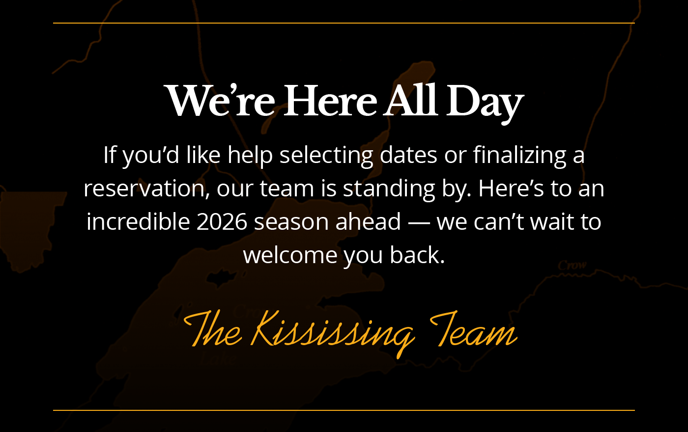 We’re Here All Day - The Kississing Team