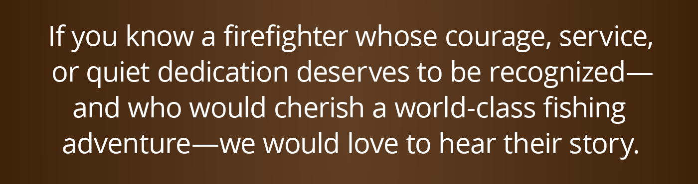 If you know a firefighter