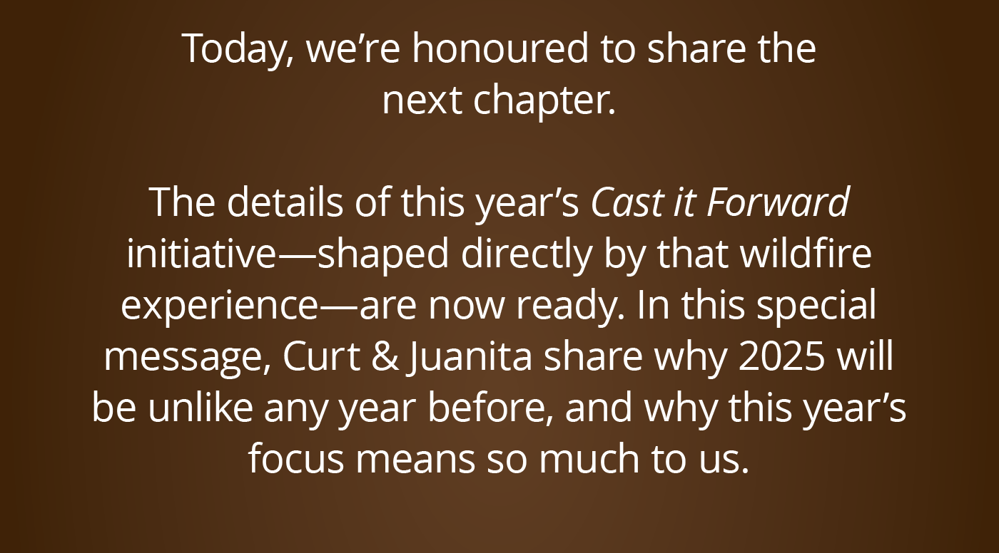 Today, we’re honoured to share the next chapter