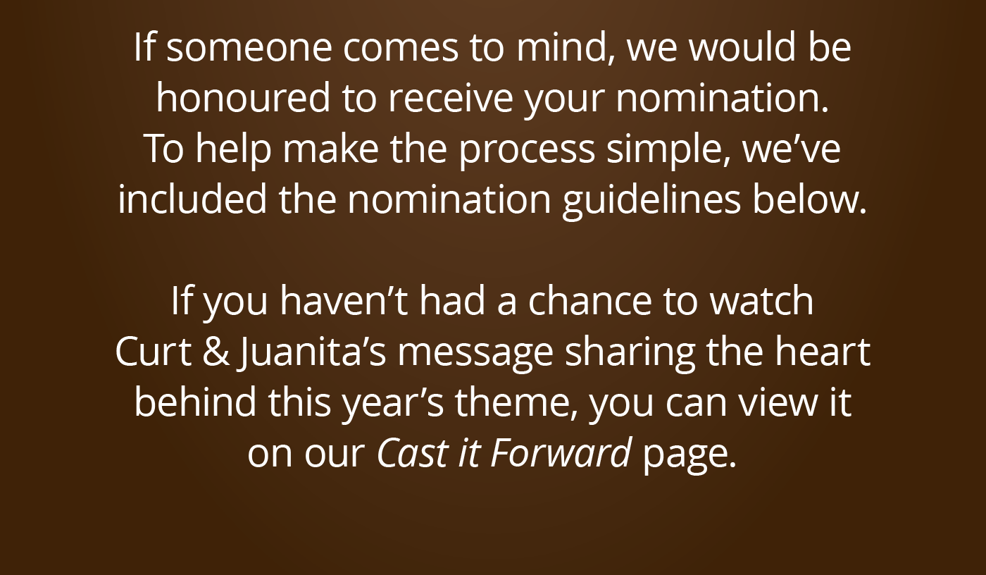 If someone comes to mind