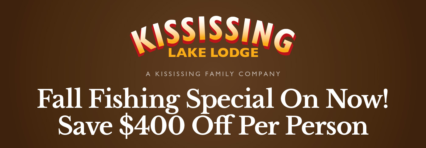 Fall Fishing Special On Now! Save $400 Off Per Person