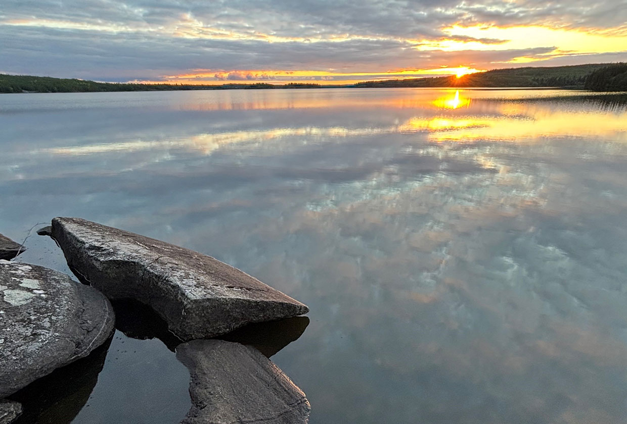 Scenic shot of Siers Lake