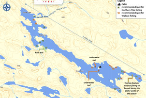 Barnett Lake Map