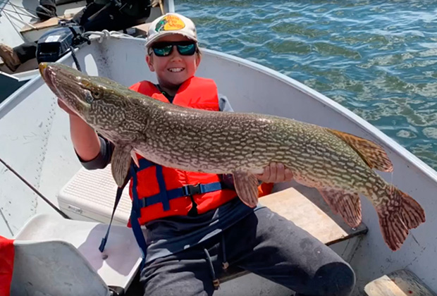 Bobby Smith with a Giant Pike